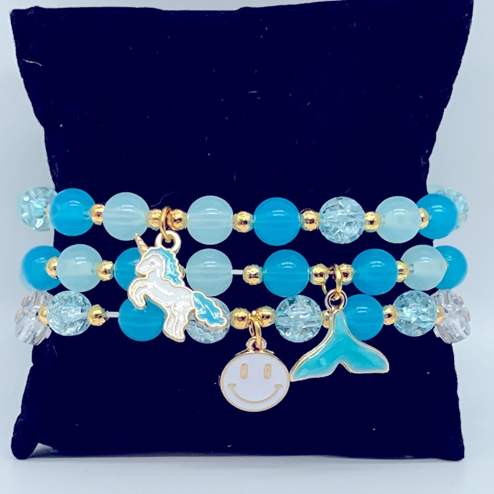 Aquamarine Fantasy Bracelet Set - Picture 5 of 8